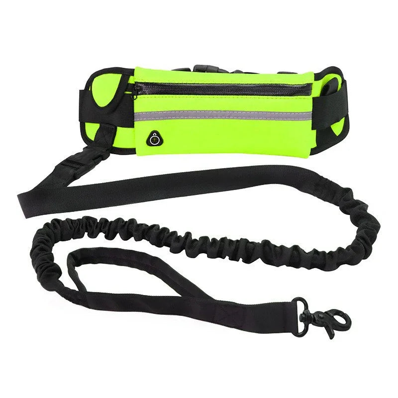 🔥 Walk-Free™ Hands-Free Dog Leash with Waist Belt – Running, Walking & Hiking Bungee Leash