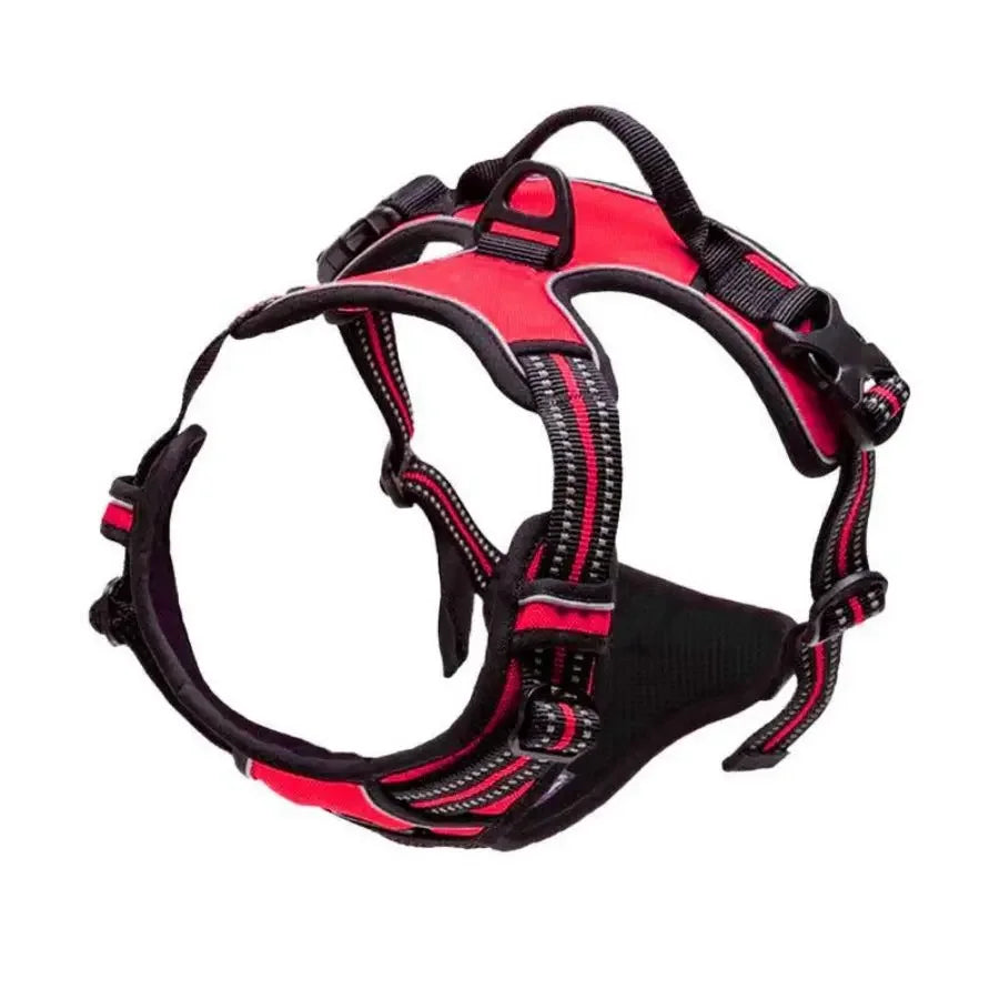 No-Pull Adjustable Dog Harness with Reflective Straps – Comfort & Control for Safe Dog Walking