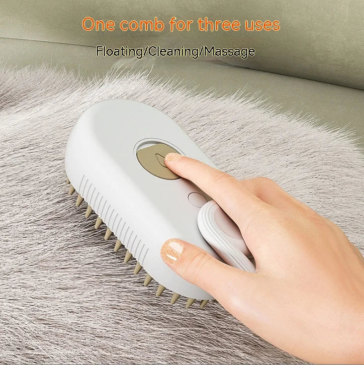 Smart Pet Spray Grooming Comb – 2-in-1 Brush for Cats & Dogs