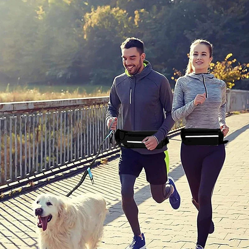 🔥 Walk-Free™ Hands-Free Dog Leash with Waist Belt – Running, Walking & Hiking Bungee Leash