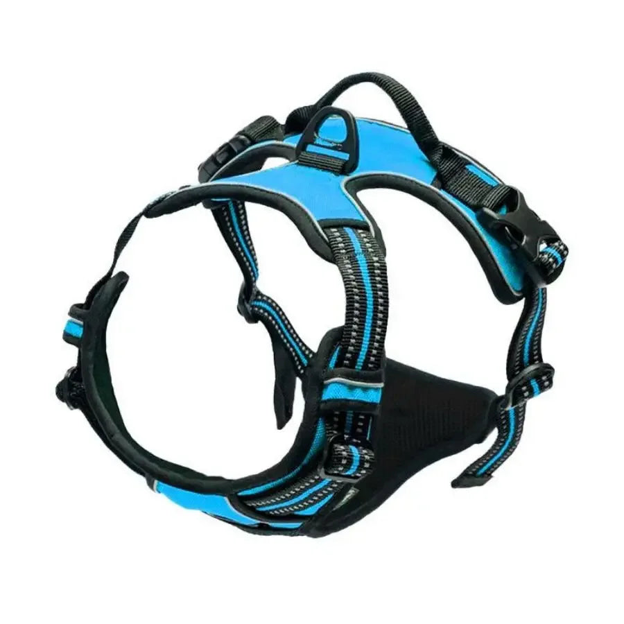 No-Pull Adjustable Dog Harness with Reflective Straps – Comfort & Control for Safe Dog Walking