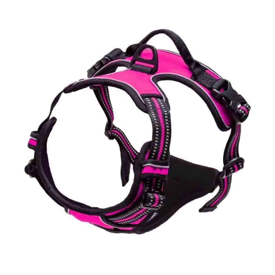 No-Pull Adjustable Dog Harness with Reflective Straps – Comfort & Control for Safe Dog Walking