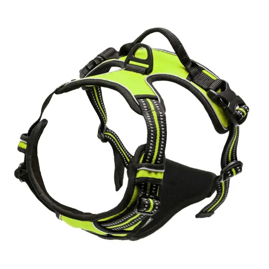 No-Pull Adjustable Dog Harness with Reflective Straps – Comfort & Control for Safe Dog Walking