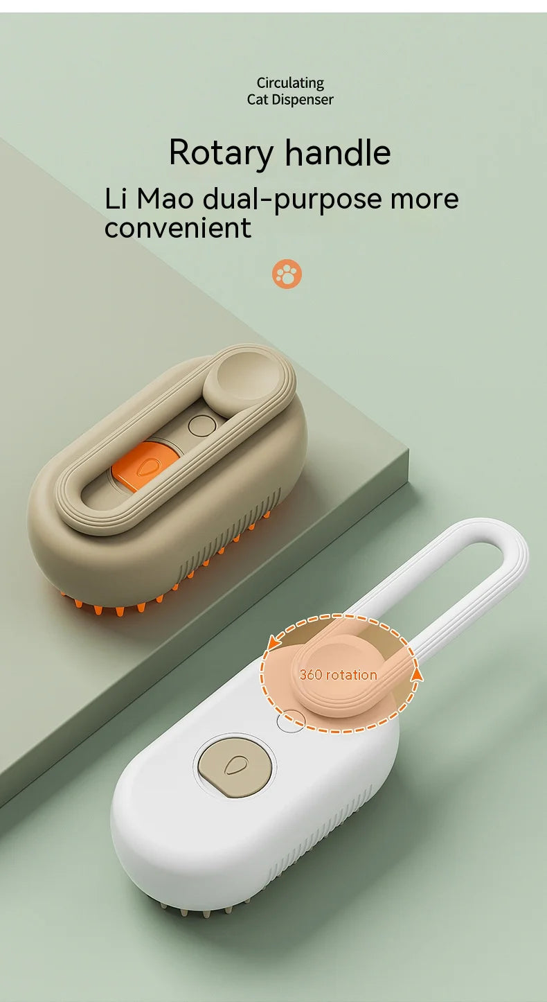 Smart Pet Spray Grooming Comb – 2-in-1 Brush for Cats & Dogs