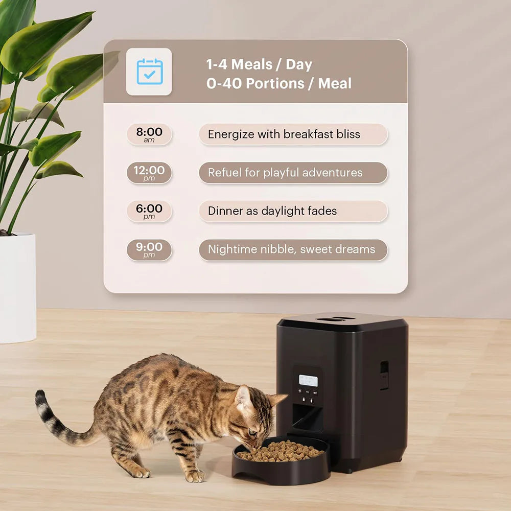 Smart Paw™ – Intelligent Automatic Pet Feeder (WiFi Control)