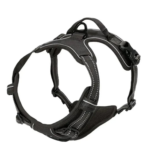 No-Pull Adjustable Dog Harness with Reflective Straps – Comfort & Control for Safe Dog Walking