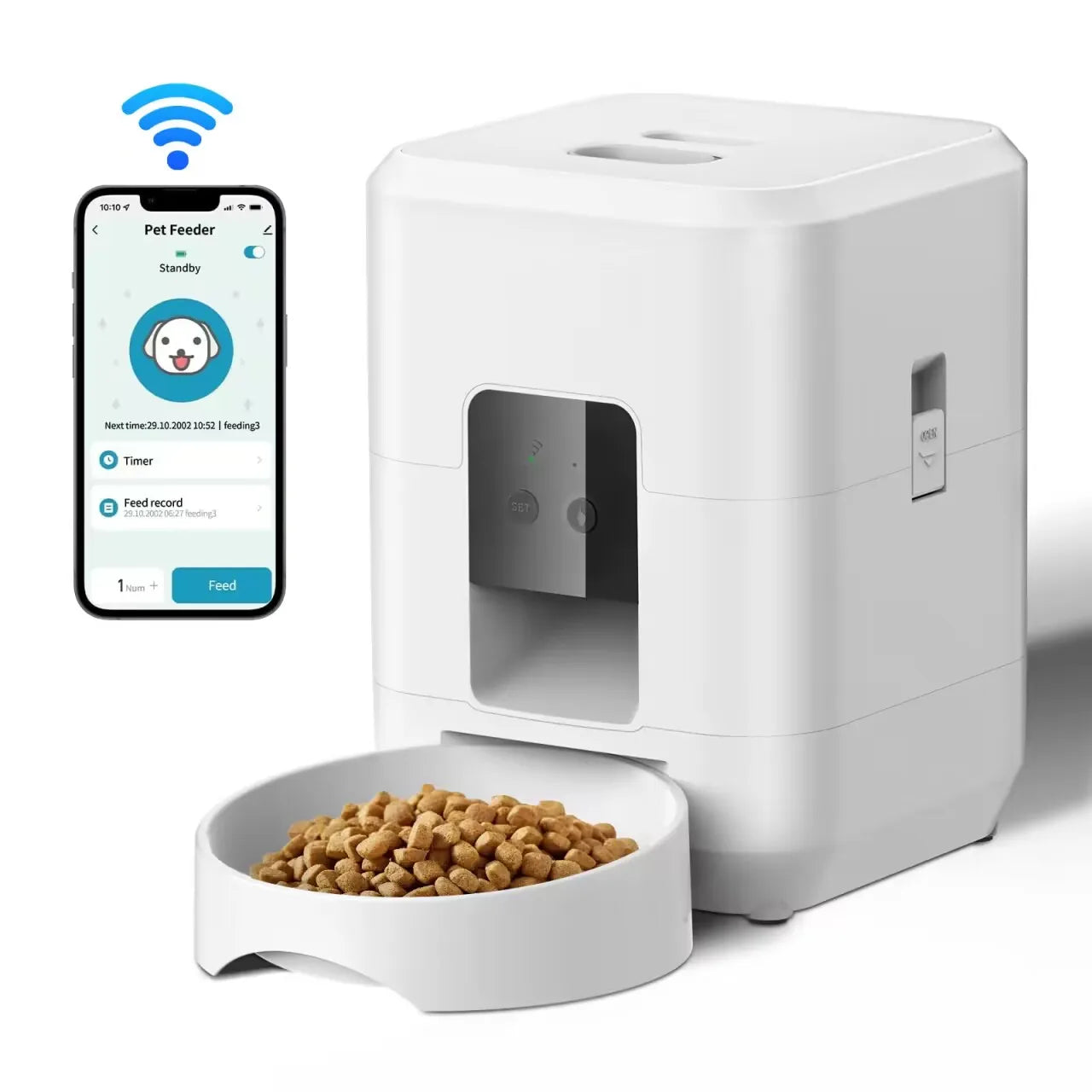 Smart Paw™ – Intelligent Automatic Pet Feeder (WiFi Control)
