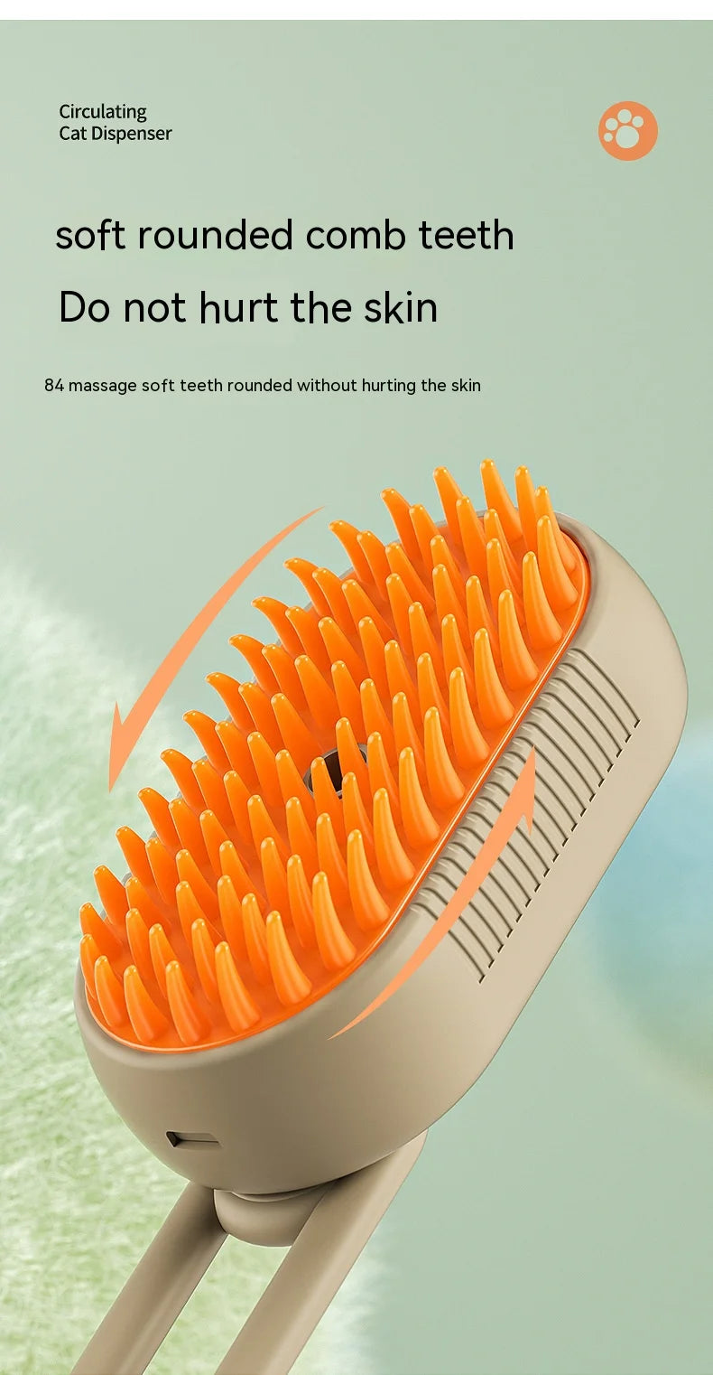 Smart Pet Spray Grooming Comb – 2-in-1 Brush for Cats & Dogs