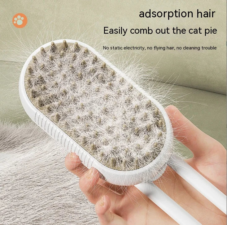 Smart Pet Spray Grooming Comb – 2-in-1 Brush for Cats & Dogs