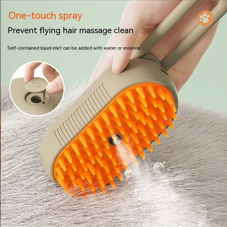 Smart Pet Spray Grooming Comb – 2-in-1 Brush for Cats & Dogs
