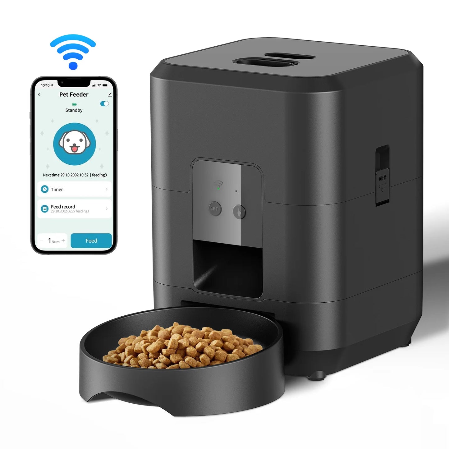 Smart Paw™ – Intelligent Automatic Pet Feeder (WiFi Control)